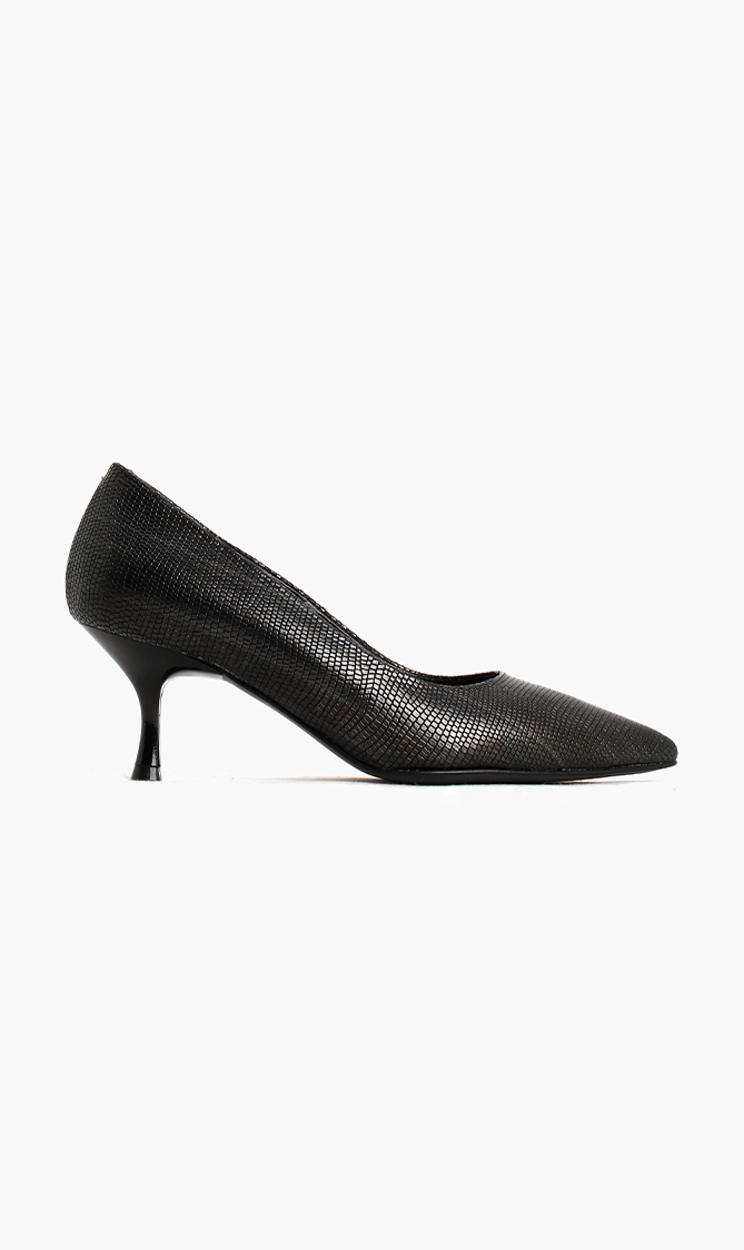 

Pollini Textured Leather Pumps