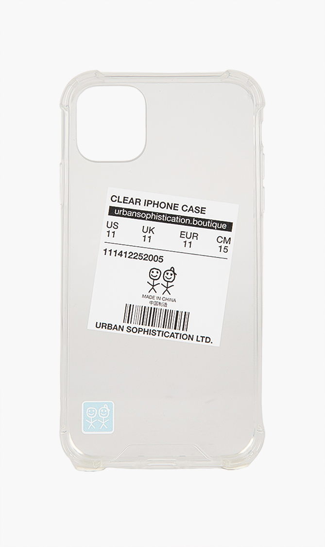 

Graphic Print Iphone 11 Case, White