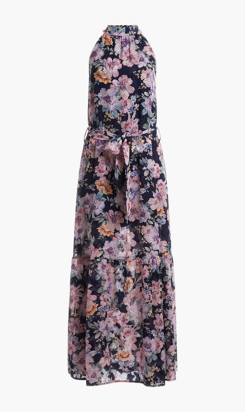 

Guess Multi-color Katia Maxi Dress With Halter Neckline for Women | The Deal Outlet