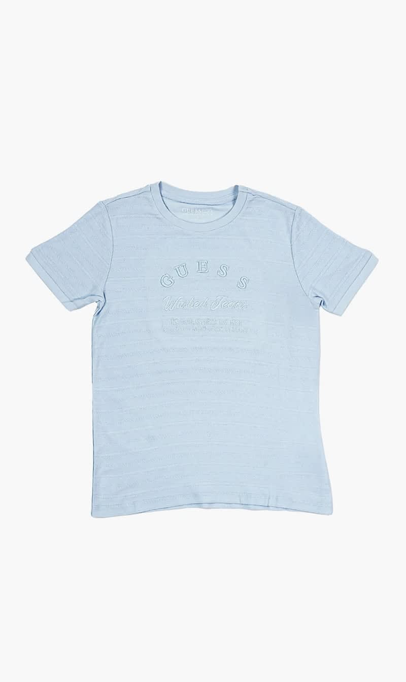 

Guess Blue Jacq Ss T-shirt_ceremo for Boys | The Deal Outlet