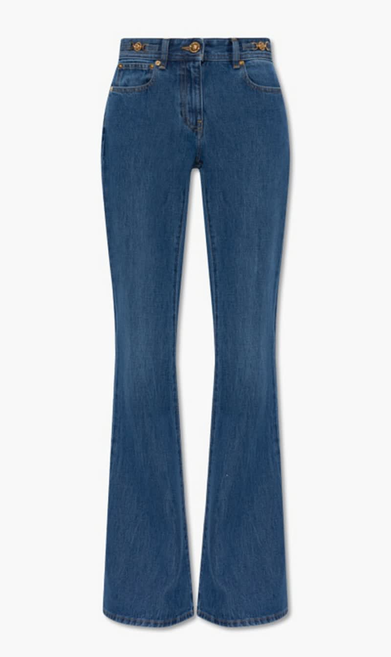 

Versace Blue Flared Jeans for Women | The Deal Outlet