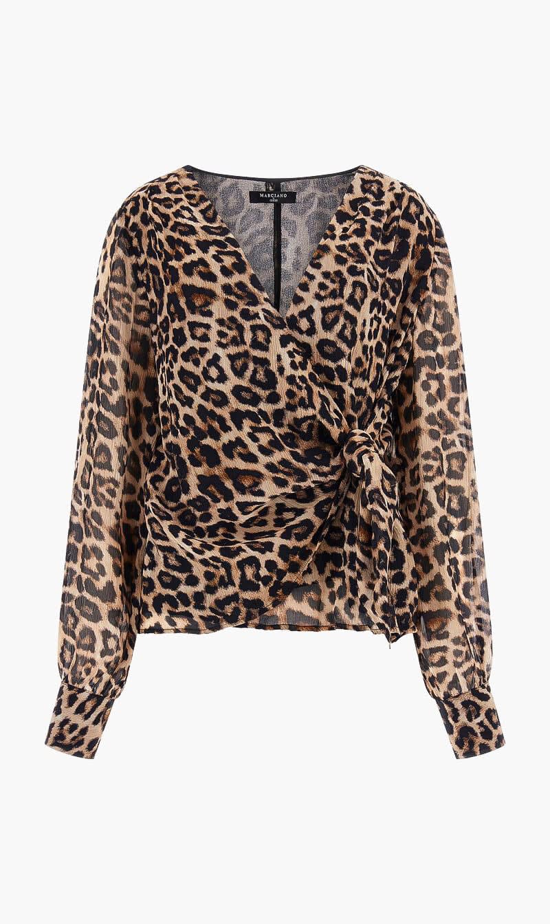 Guess Multi-color Maria Wrap Top for Women