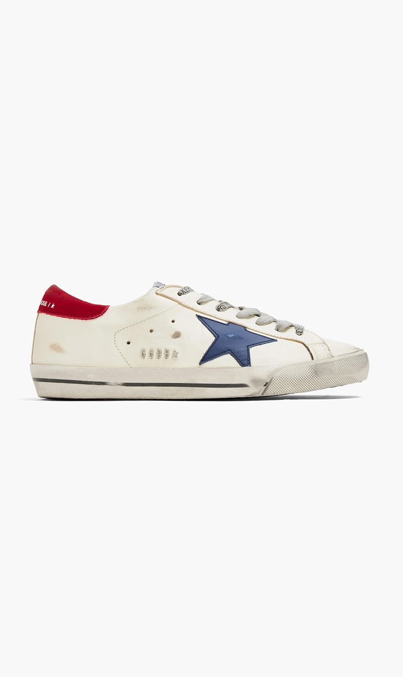 

Golden Goose Deluxe Brand White Super Star Sneakers for Men | The Deal Outlet
