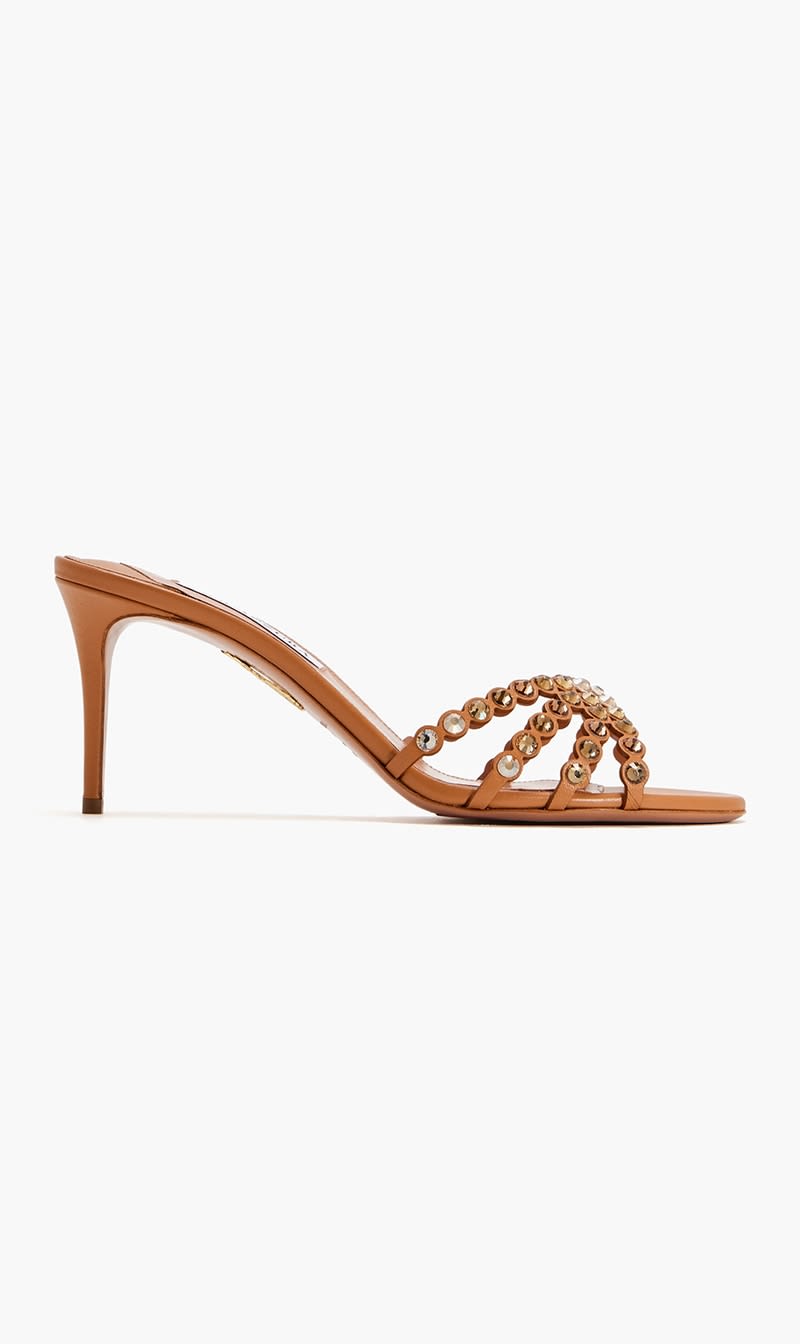 

Aquazzura Firenze Orange Tequila Mule 75 for Women | The Deal Outlet