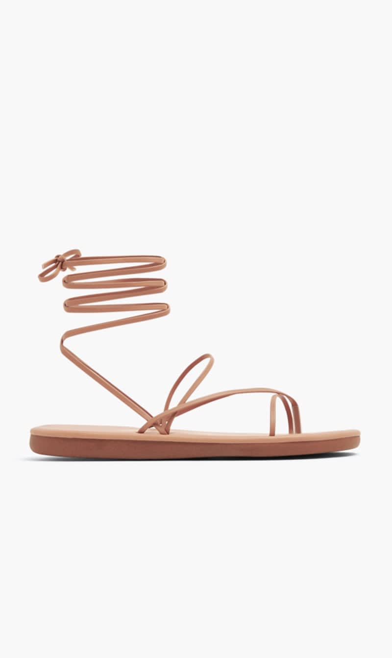 

Ancient Greek Sandals Beige String Flip Flop for Women | The Deal Outlet