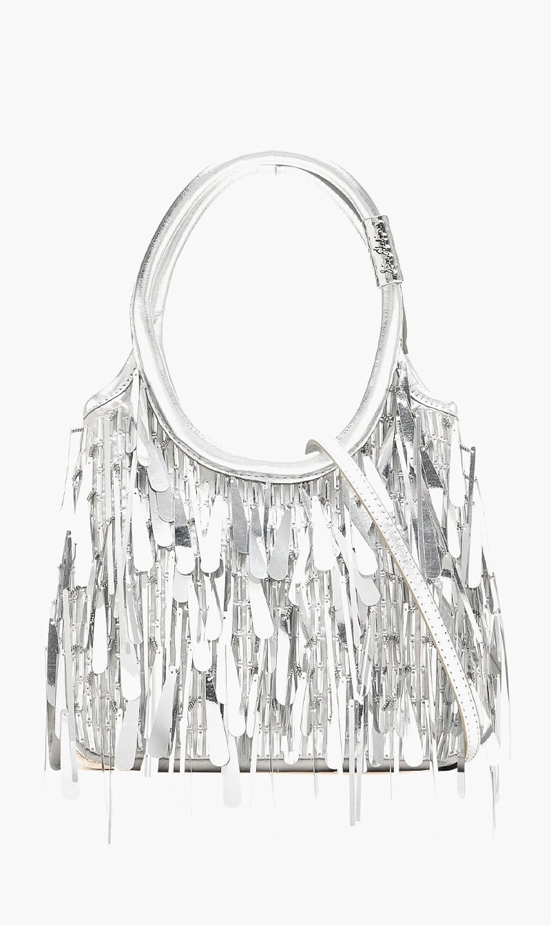 Silver Estelle Mini Tote Bag for Women