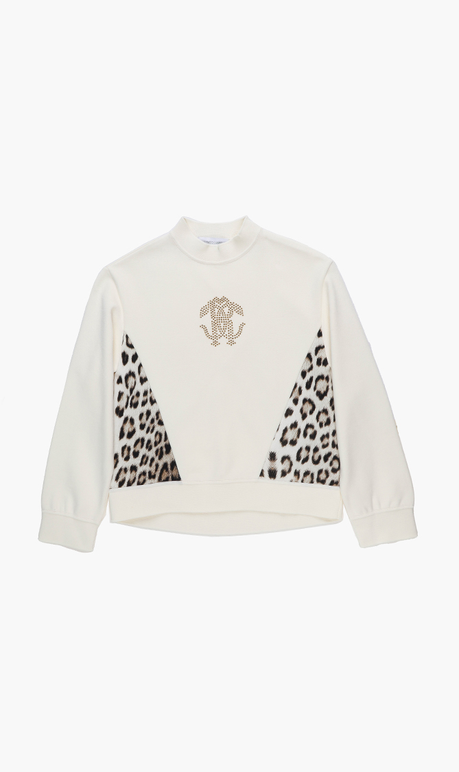 

Roberto Cavalli Studded Logo Sweatshirt