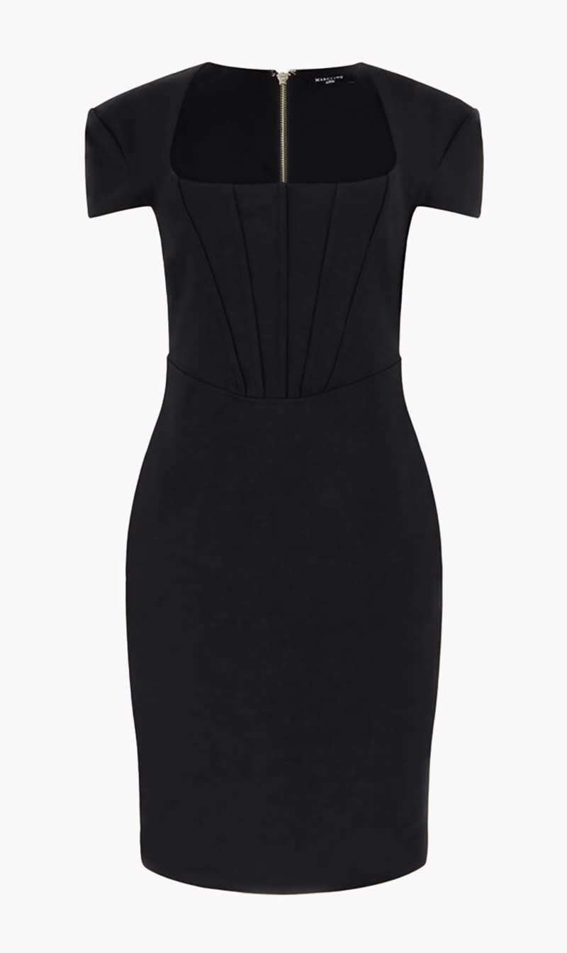 

Guess Black Kyle Corset Dress for Women | The Deal Outlet
