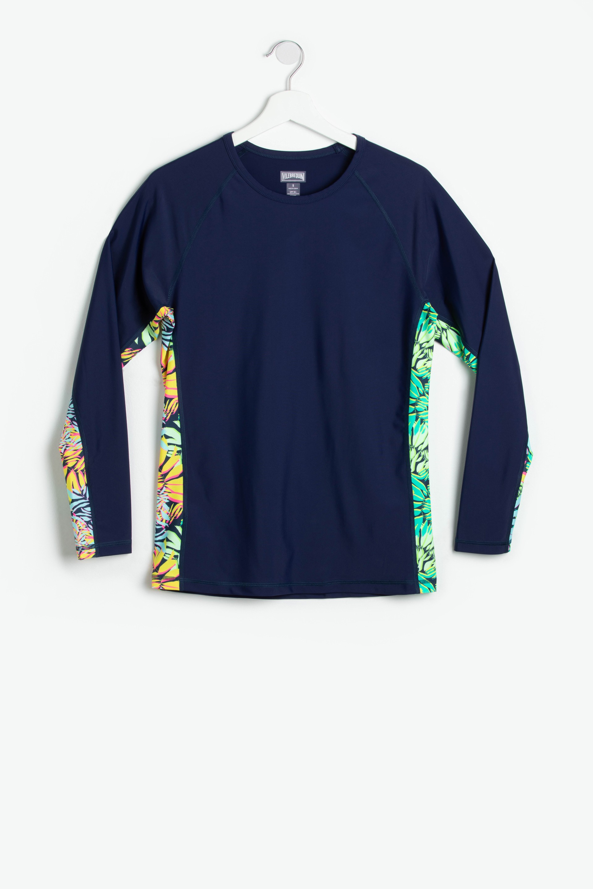 

Roller Printed Long Sleeve Top, Blue