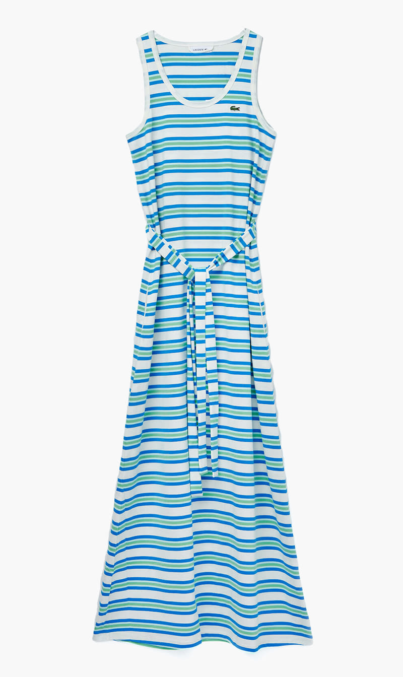 

Long Striped Sleeveless Dress