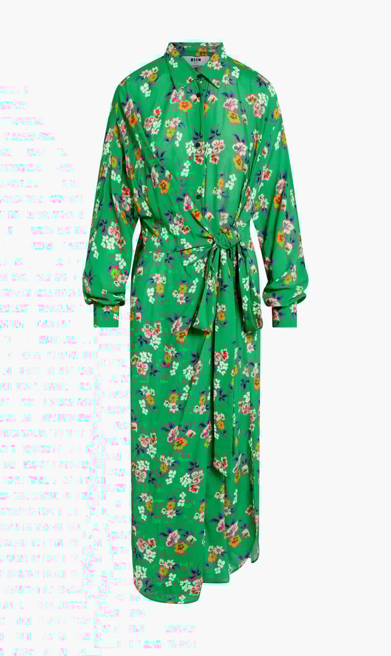 

Msgm Green Abitodress for Women | The Deal Outlet