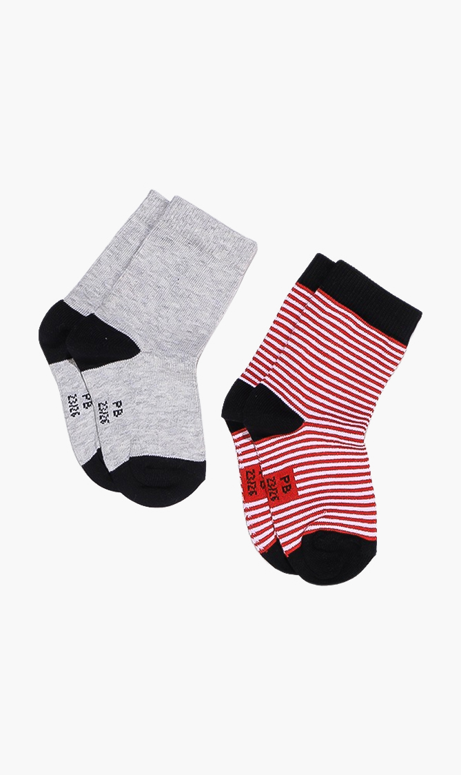 

Petit Bateau Multi-color 2-pack Stripes Socks for Boys | The Deal Outlet