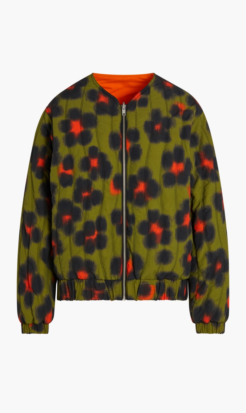 

Printed Quilted Jacket, Brown