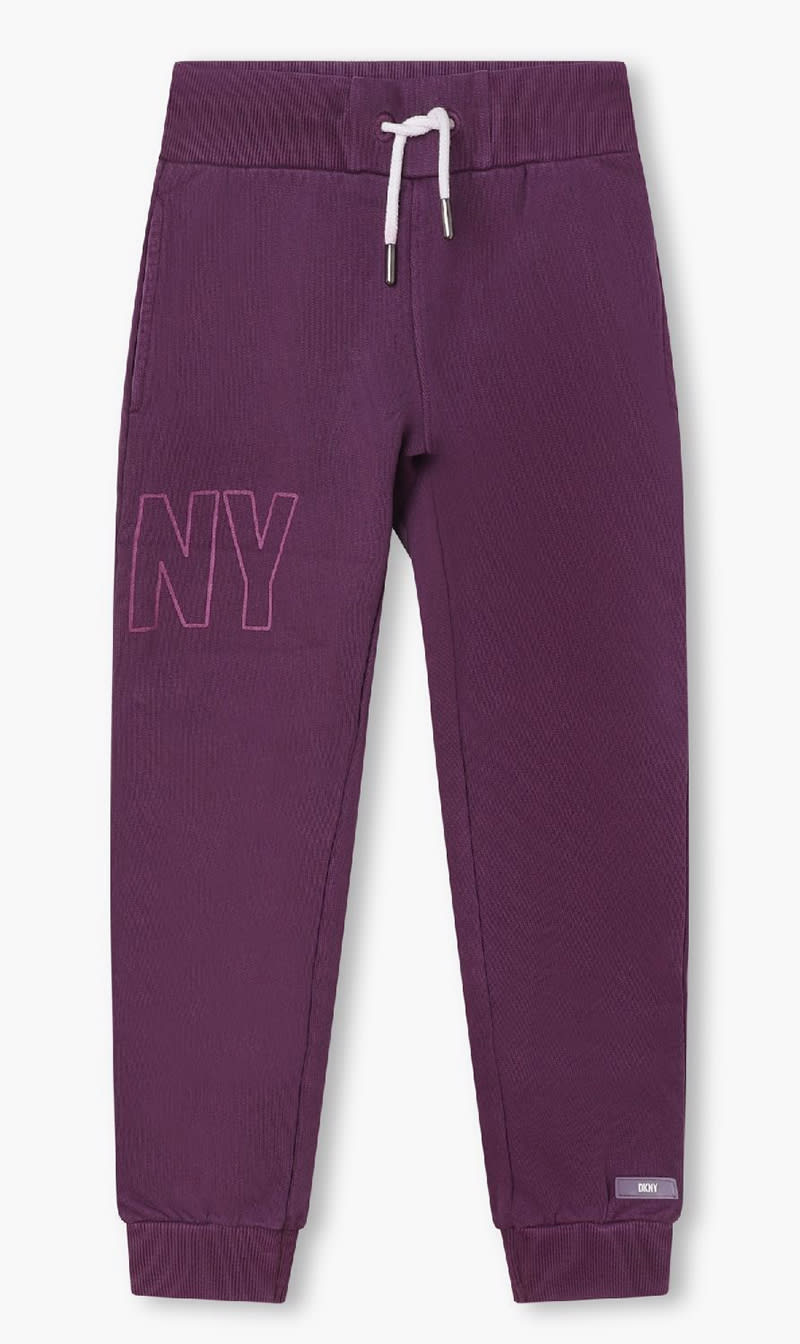 

Dkny Purple Logo Sweatpants for Girls | The Deal Outlet