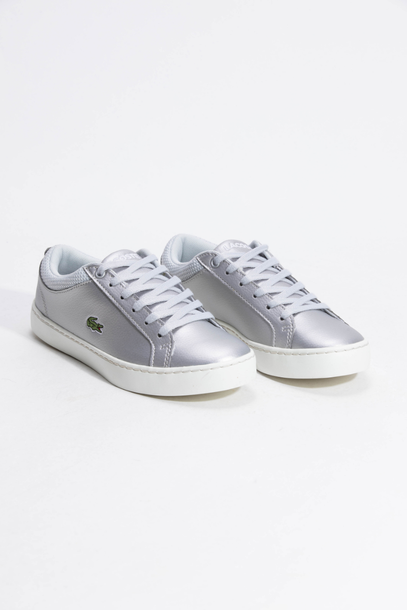 

Lacoste Straightset Metallic Lace-up Sneakers