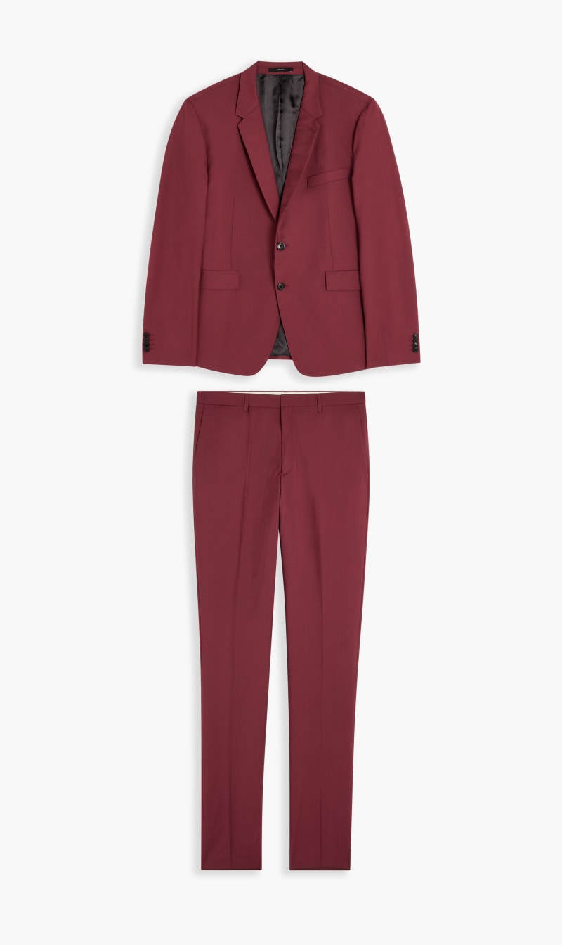 

Gents Slim Fit 2btn Suit, Red