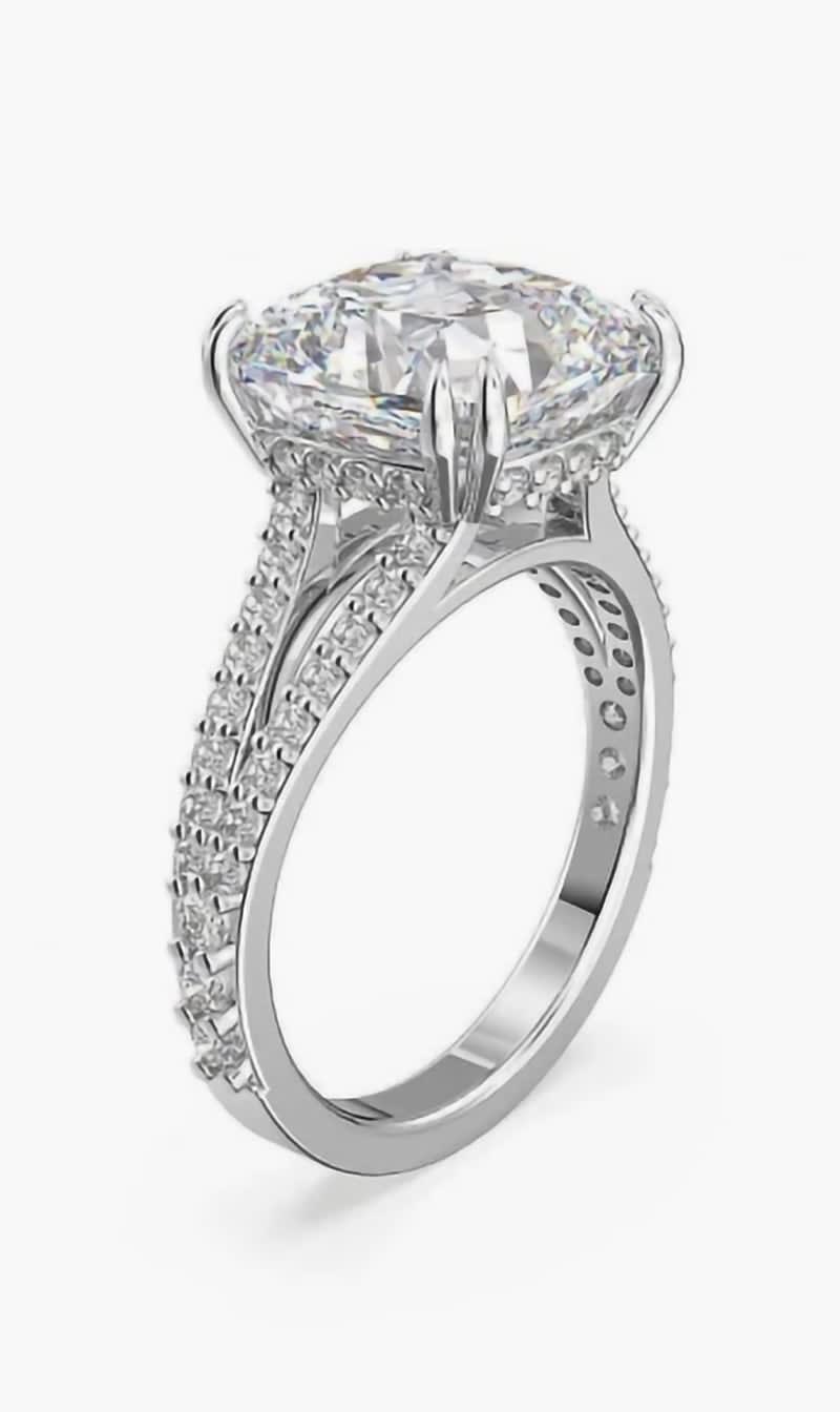 

Swarovski Silver Constella Cocktail Solitaire Ring for Women | The Deal Outlet