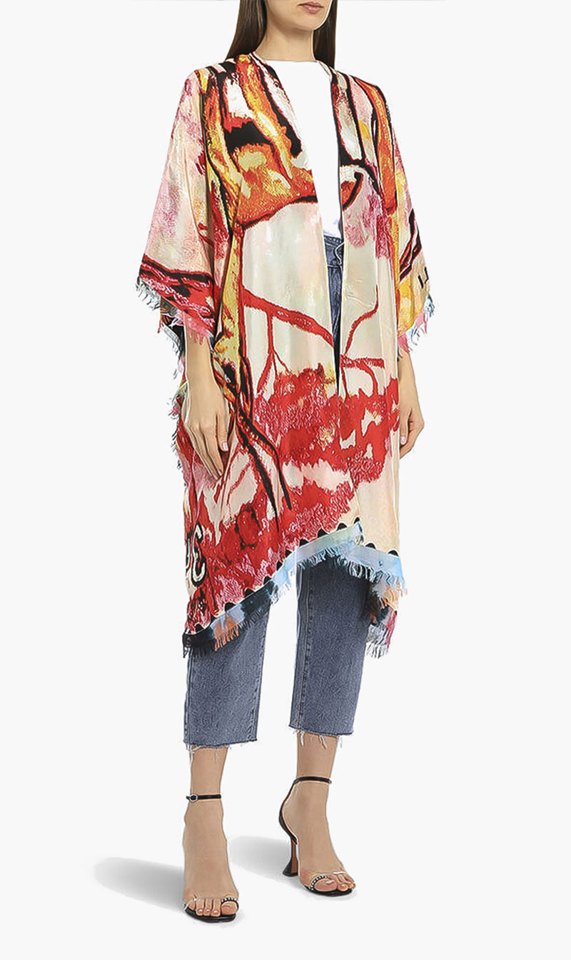 

Printed Kimono, Multi-color