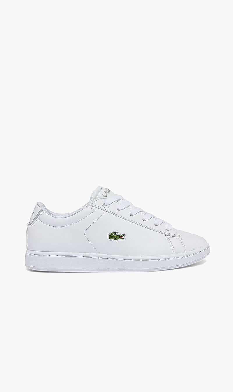 

Lacoste White Classic Logo Sneakers for Boys | The Deal Outlet