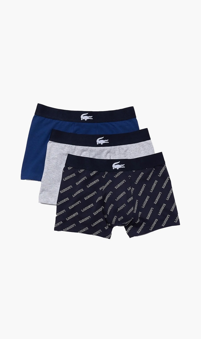 

Lacoste Red Stretch Cotton Trunk 3 Pack for Men | The Deal Outlet