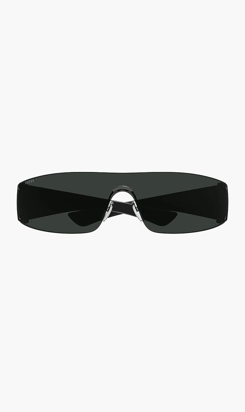 Gucci Black Sleek Metal Sunglasses