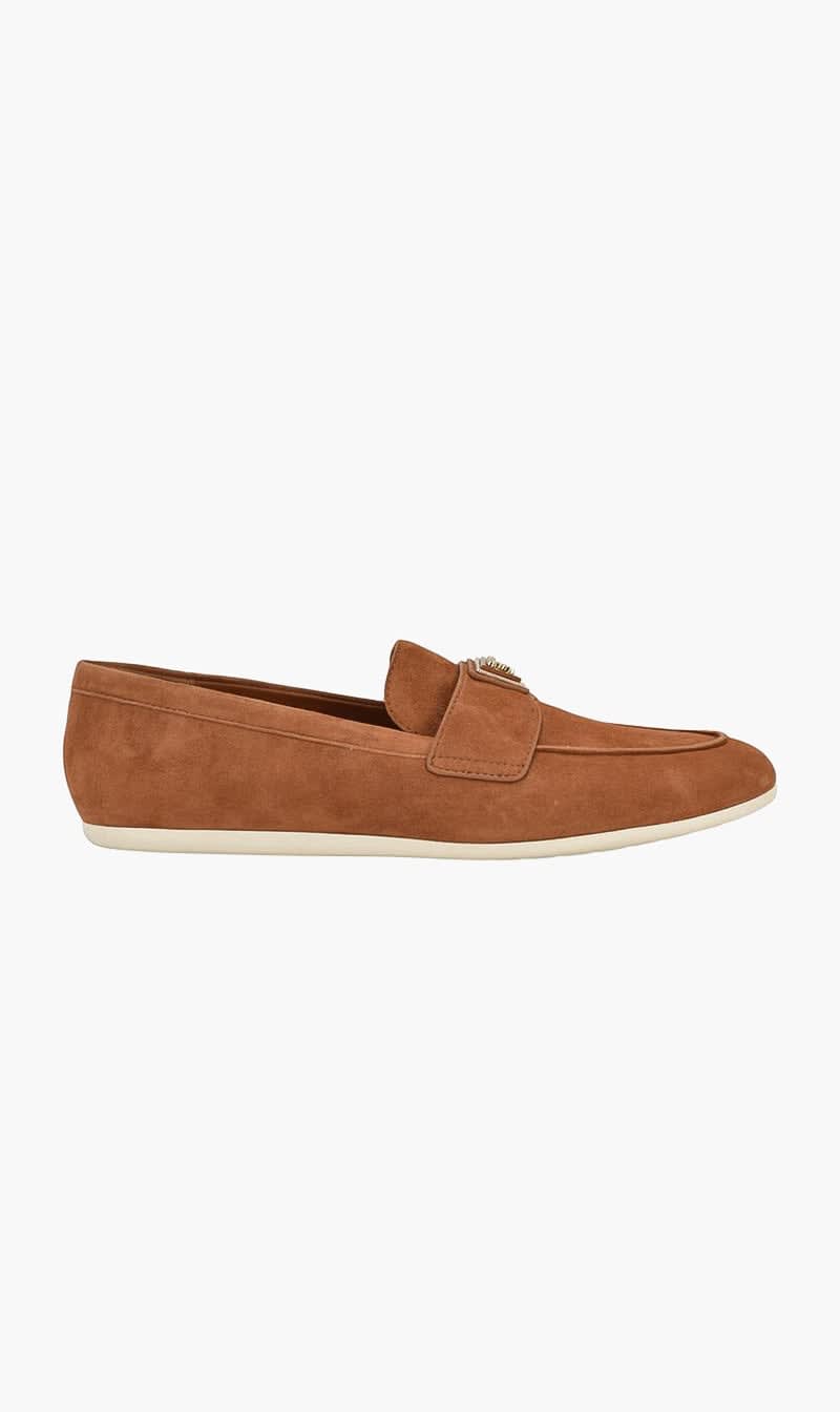 Brown Guess Black Close Toe Moccasins for Women