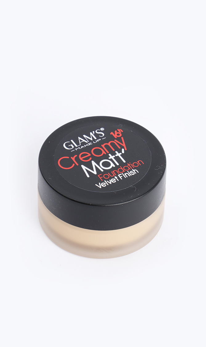 

Glam's Creamy 16h Matt' Foundation, Nude 244
