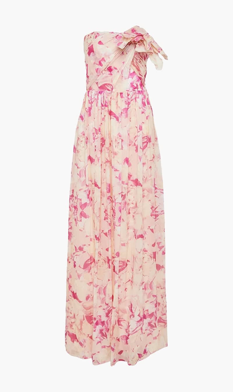 

Monique Lhuillier Red Marlee Maxi Dress for Women | The Deal Outlet