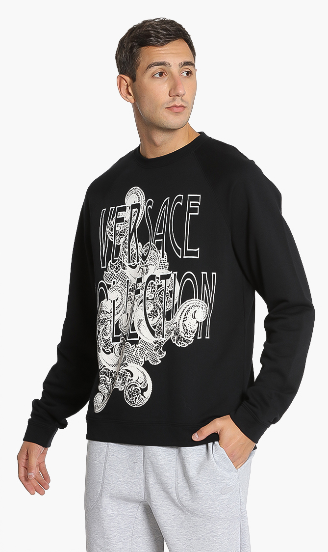 

Versace Logo Cotton Sweatshirt