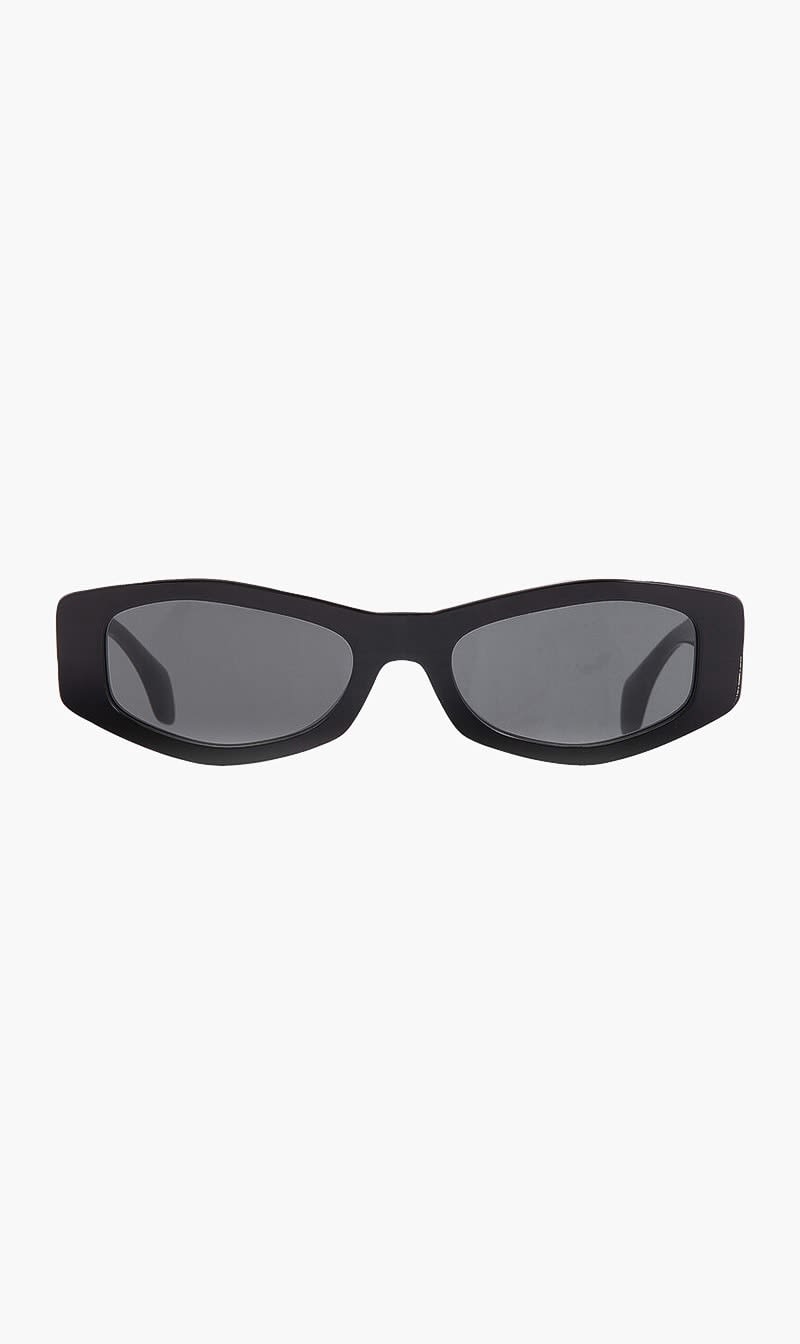 Black Versace White Signature Sunglasses for Women