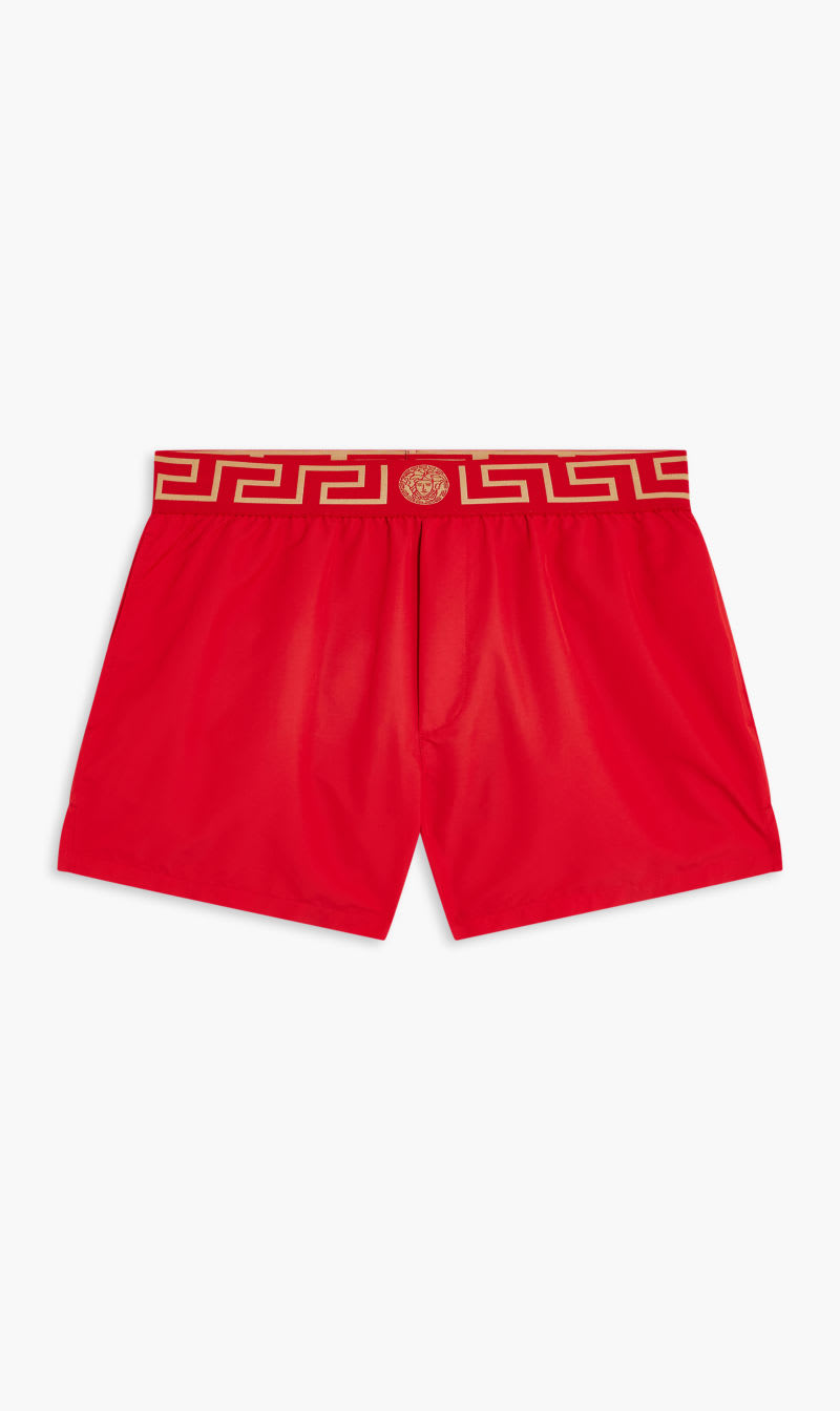 

Versace Red Swim Shorts Shrt Greca Band Solid for Men | The Deal Outlet