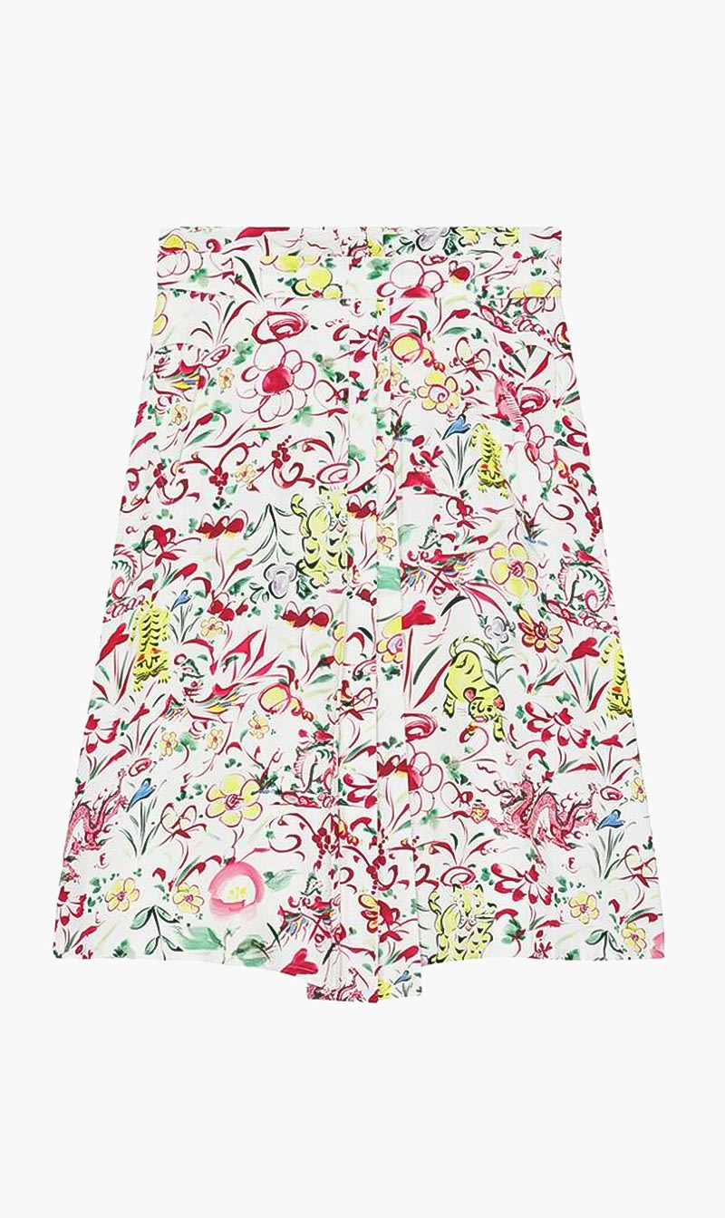 

![cdata[printed Knee Length Skirt]]