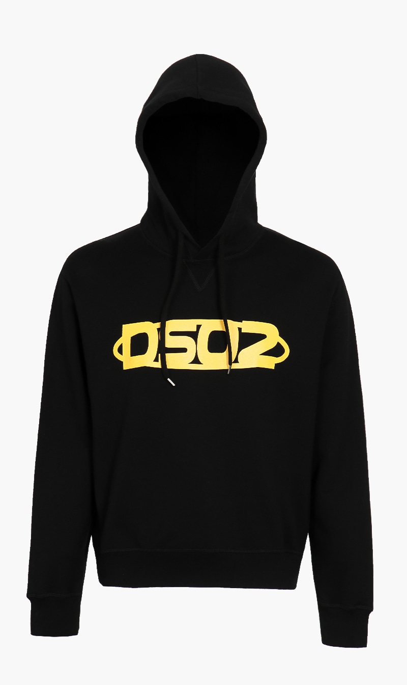 

Logo Print Hoodie, Black