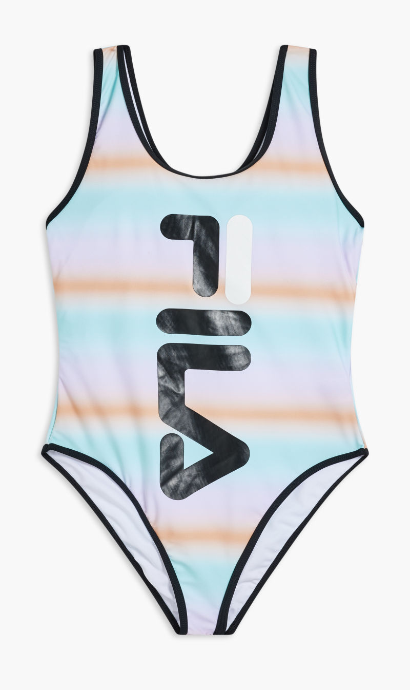 

Swimsuit With Big Logo Gardient, Green