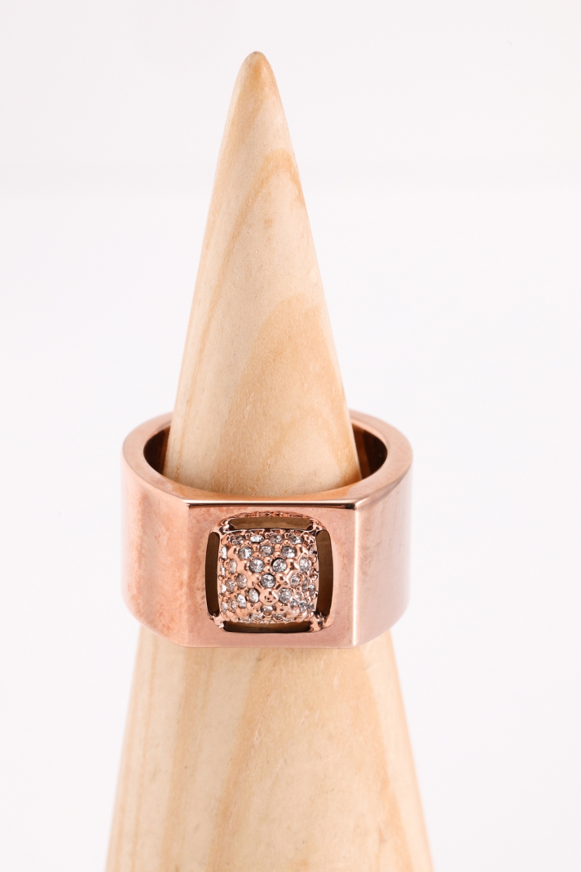

Swarovski Tactic Rose Gold Large Ring, 58mm