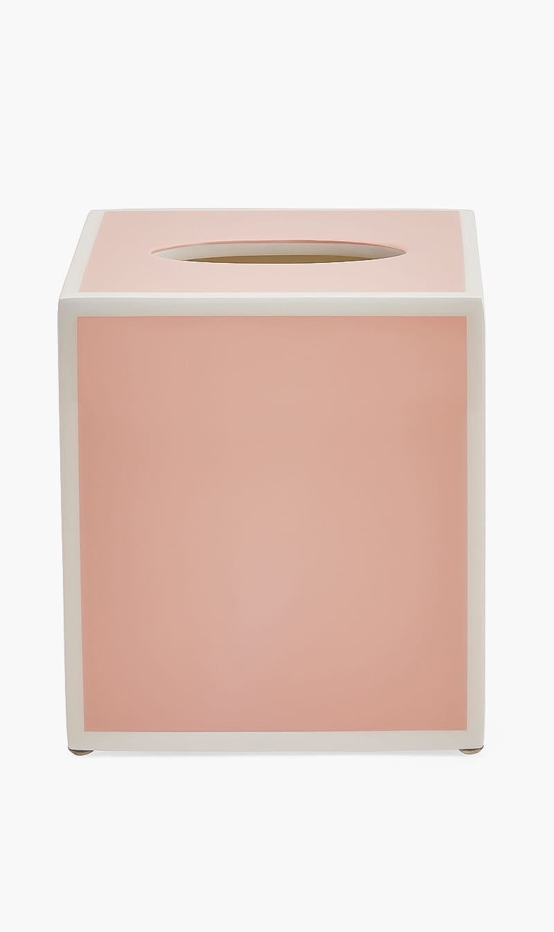 

Paris Pink Lacquer Tissue Box Holder