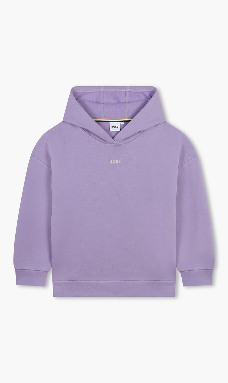 

Hugo Boss Purple Hooded Sweatshirt for Girls | The Deal Outlet