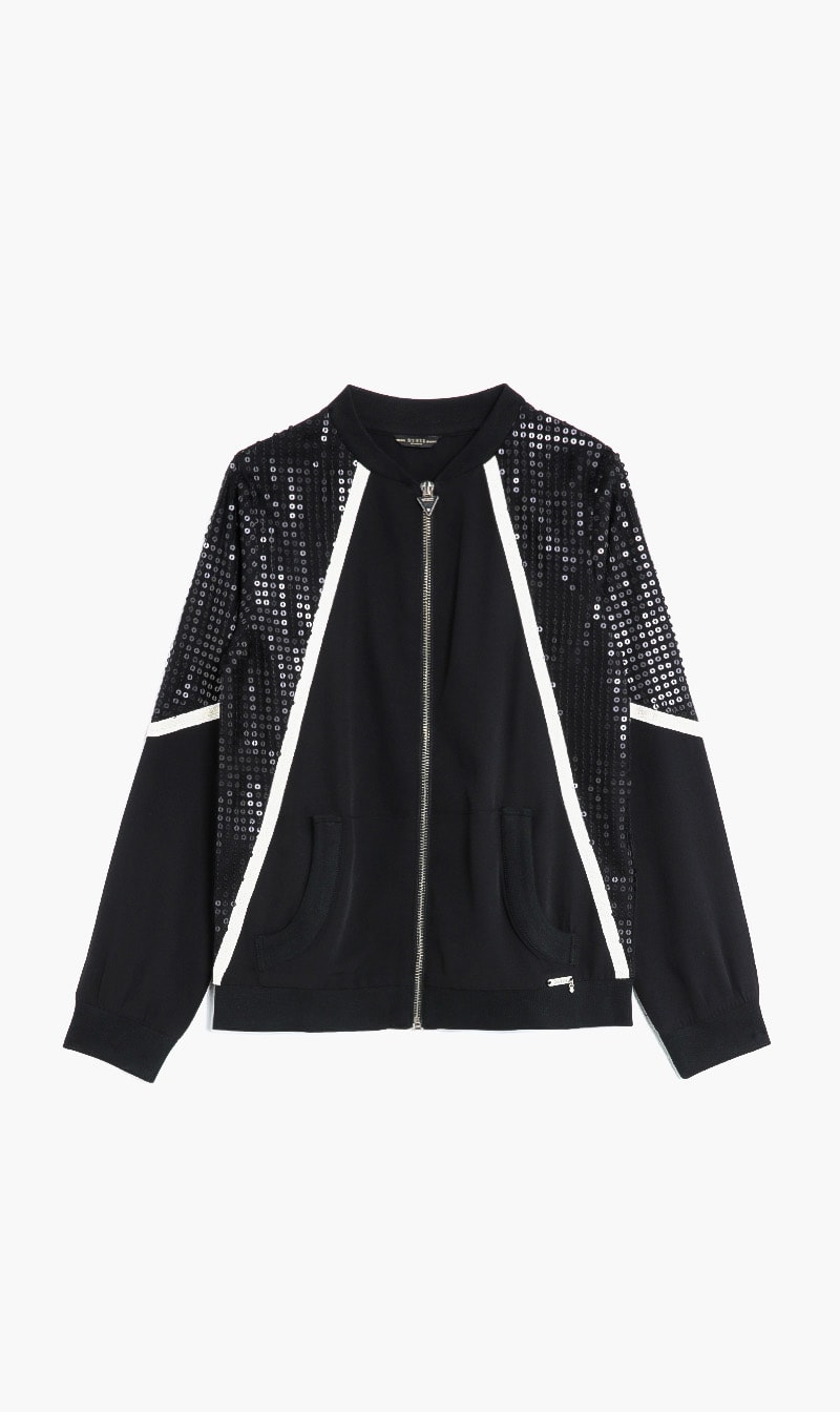 

J01n00wcnd0jblk Poly Crepe Ja, Black