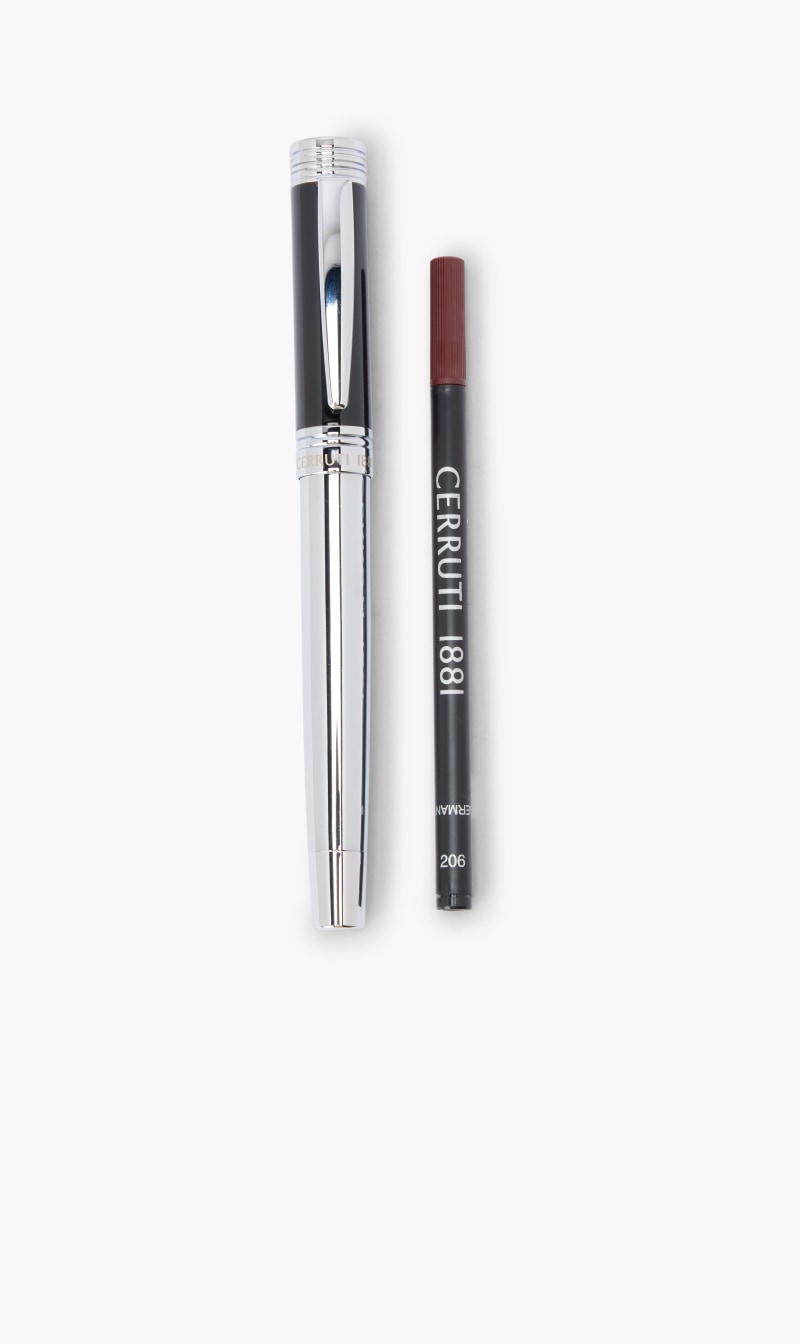 

Cerruti Black Rollerball Pen Zoom Classic Black | The Deal Outlet