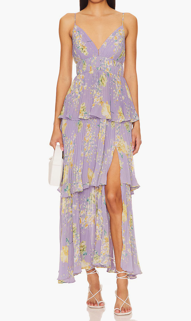 

Astr Purple Zaida Dress for Women | The Deal Outlet