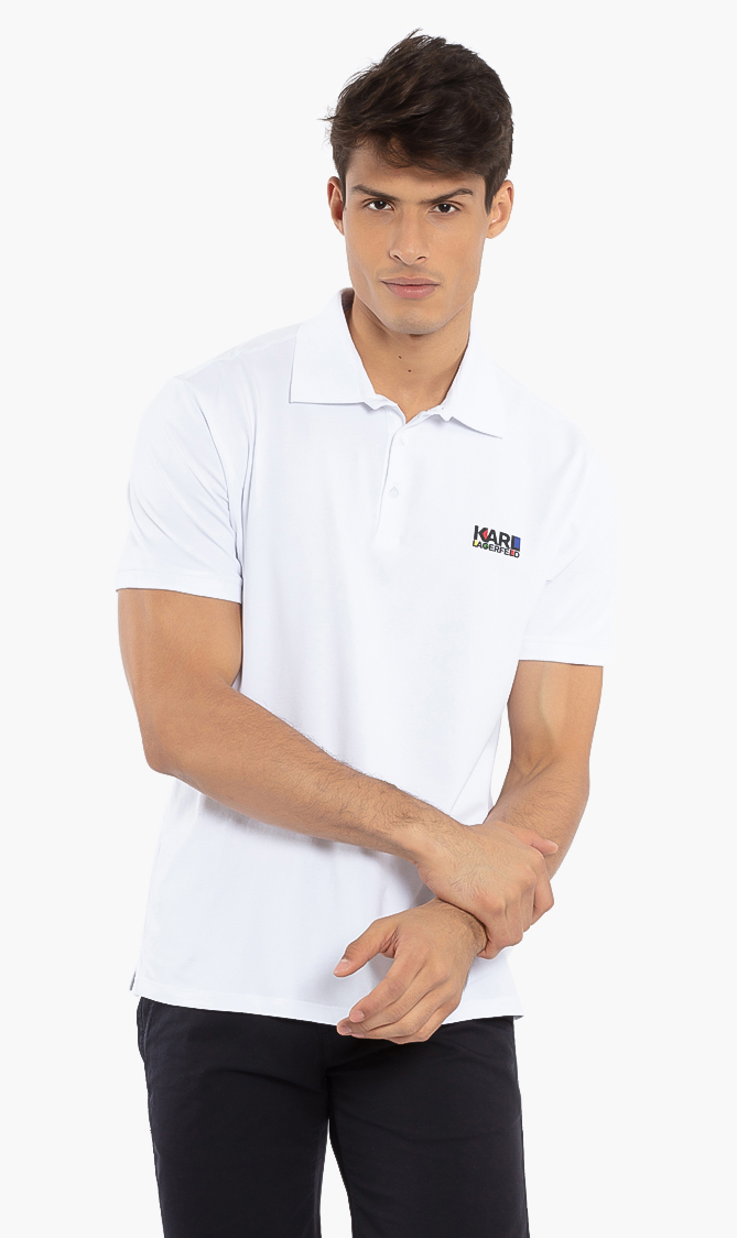 

Karl Lagerfeld Logo Polo Shirt