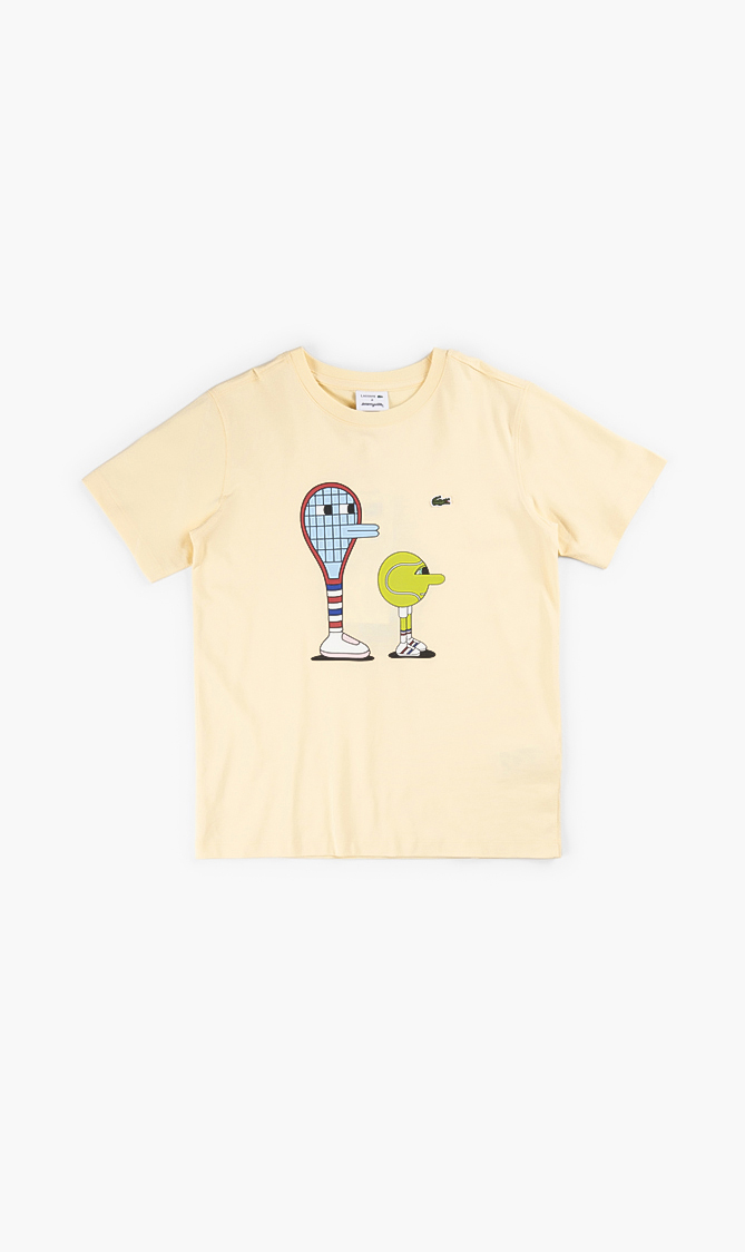 

Lacoste X Jeremyville Print Cotton T-shirt