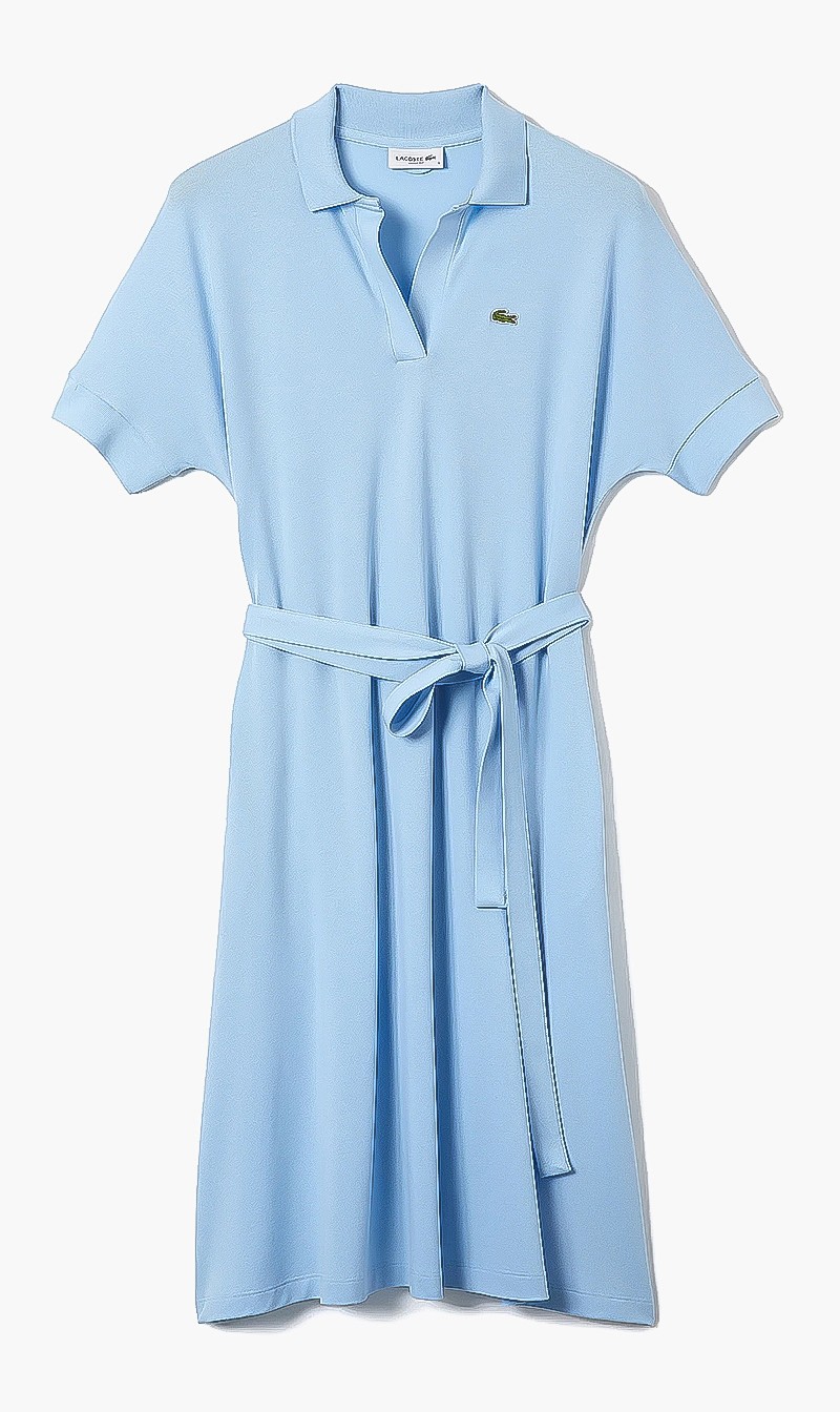 

V Neck Pique Polo Dress
