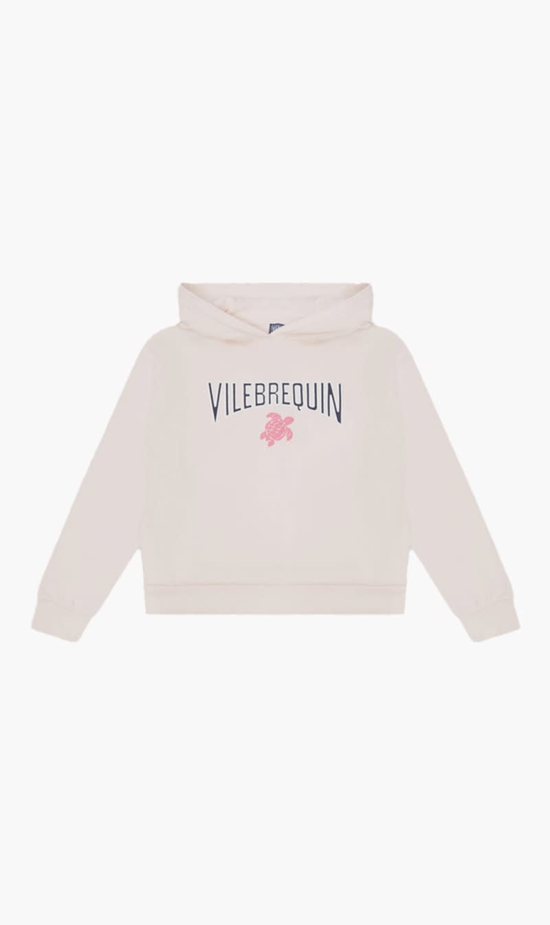 

Vilebrequin White Gelodie Baby Logo Hoodie for Girls | The Deal Outlet