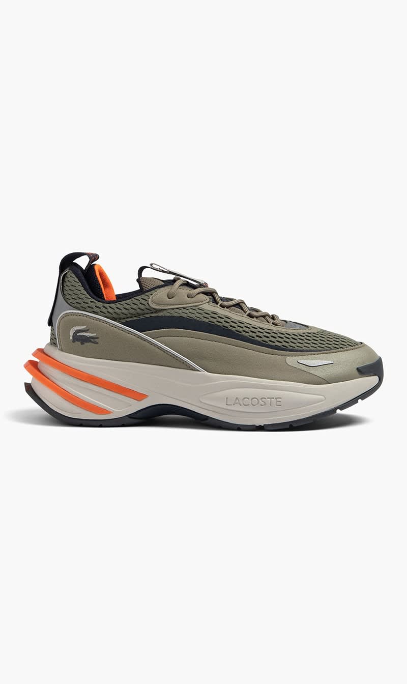 

Lacoste White Odyssa Textile Trainers for Men | The Deal Outlet