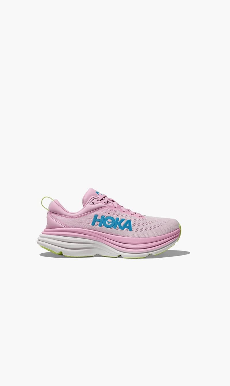 

Hoka Pink Bondi 8 Sneakers for Women | The Deal Outlet
