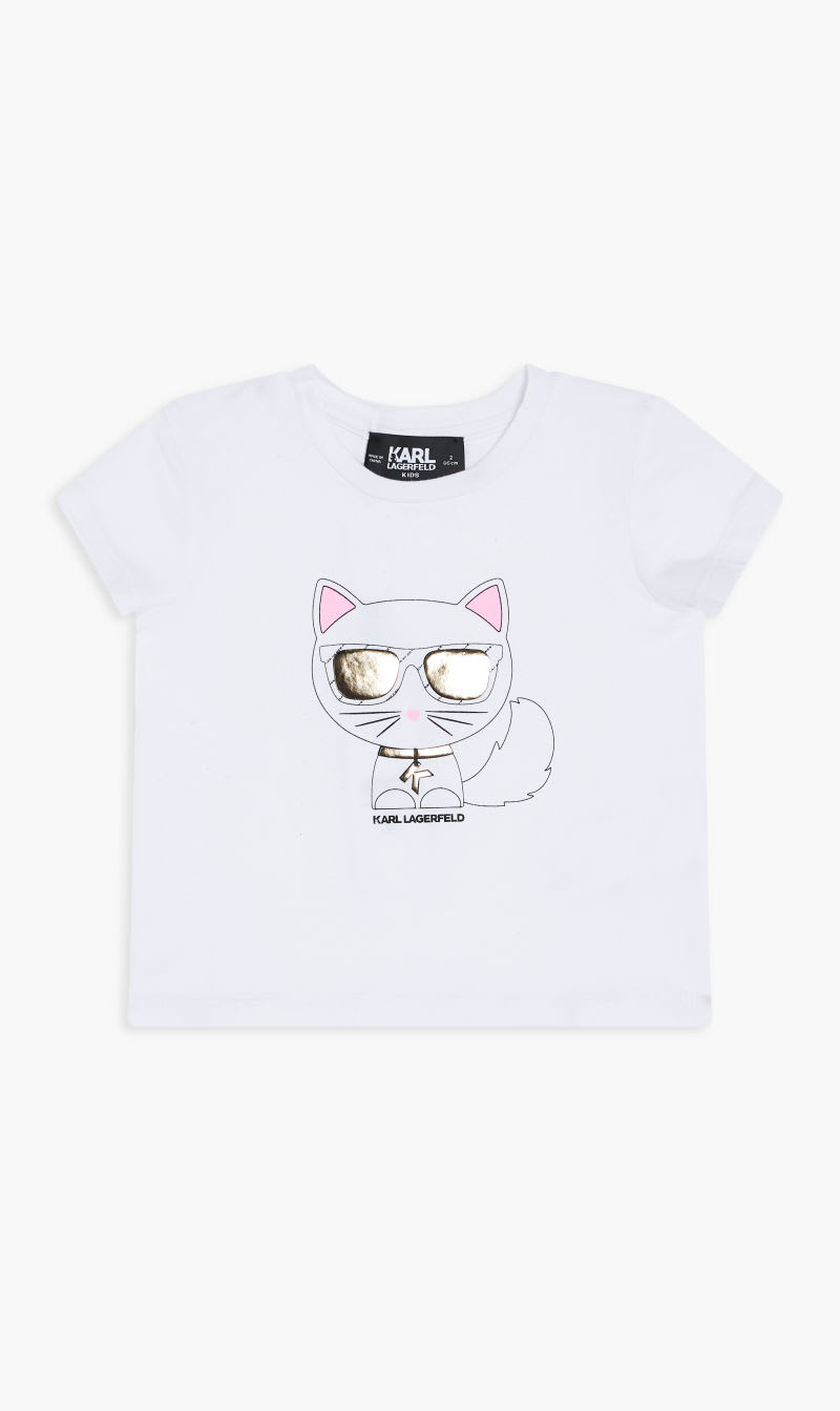 

Karl Lagerfeld White Short Sleeves Tee-shirt for Girls | The Deal Outlet