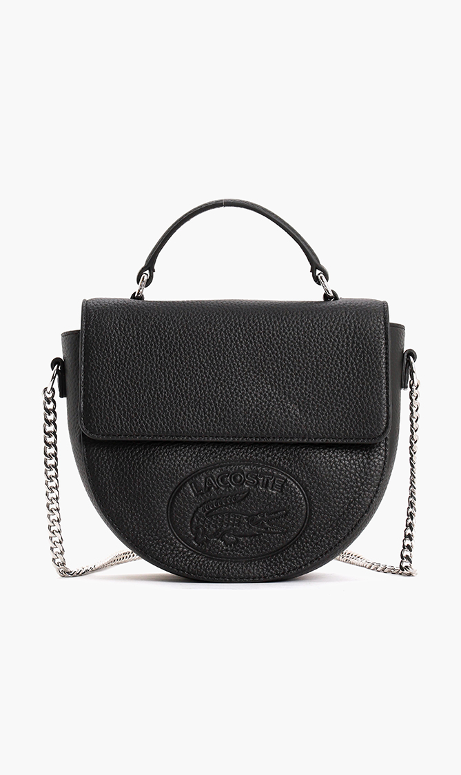 

Lacoste Round Grain Leather Crossbody Bag