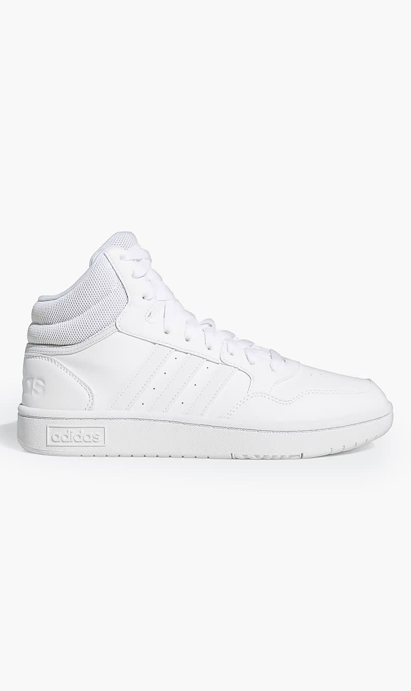 

Adidas White Hoops 3.0 Mid Classic Shoes for Women | The Deal Outlet