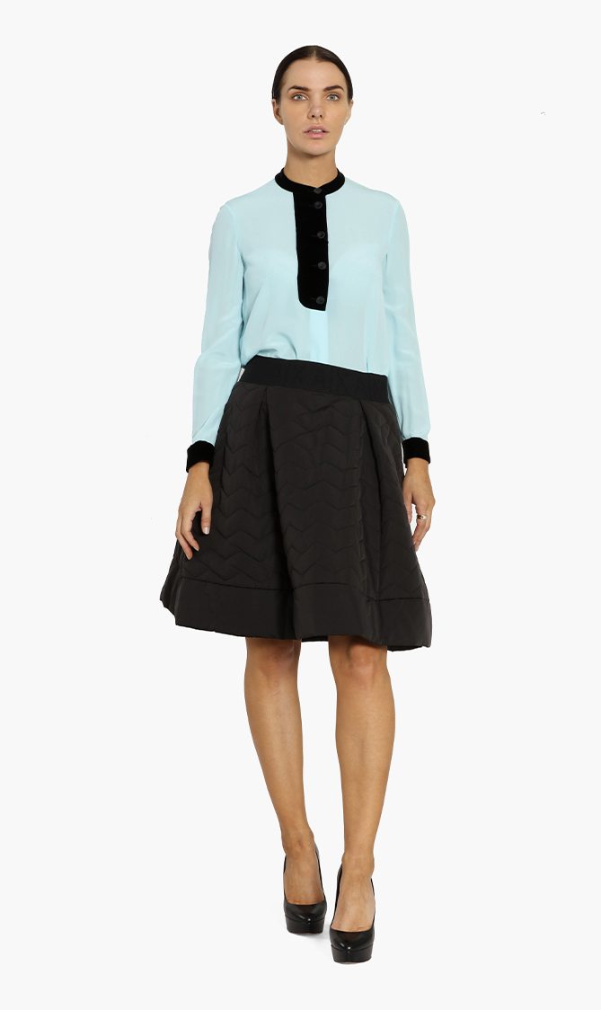 

Emporio Armani Zigzag Quilted Skirt